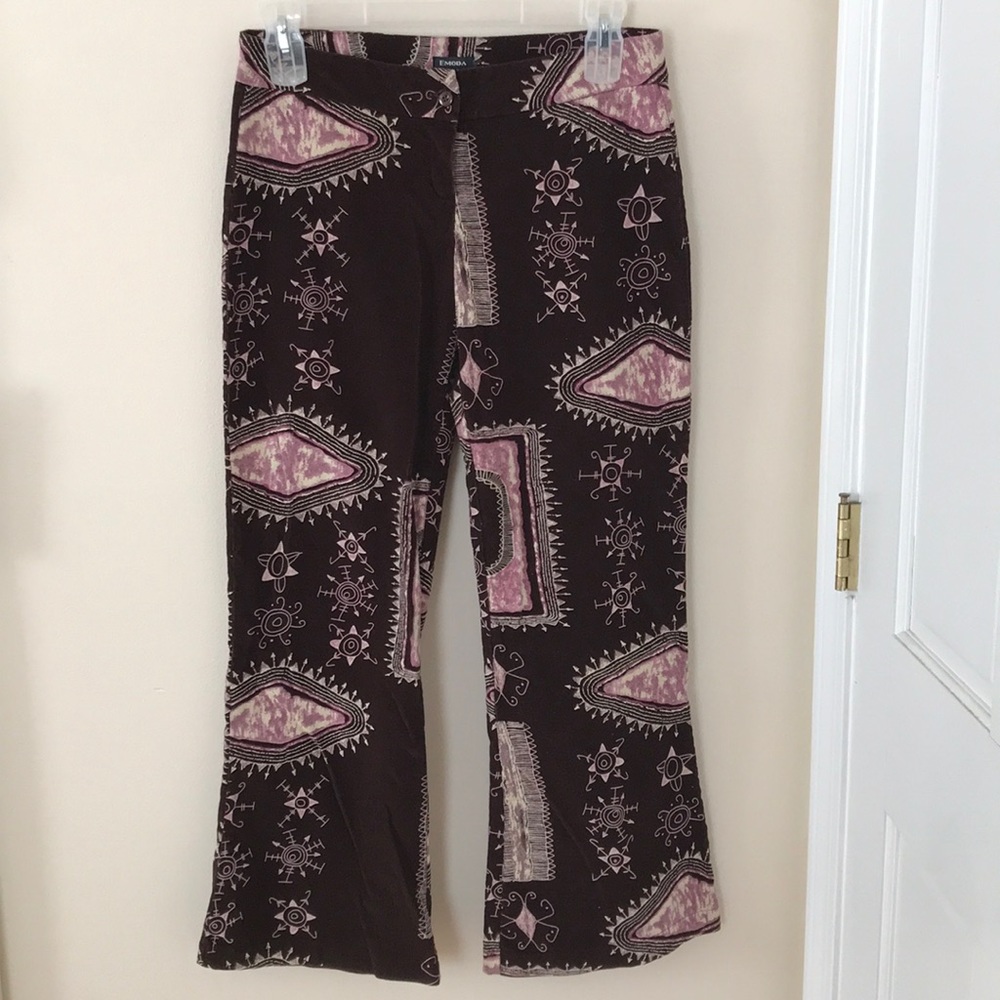 Beautiful Low Rise EModa Bootcut Corduroy Pants-M